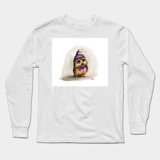 Owl with hat Long Sleeve T-Shirt